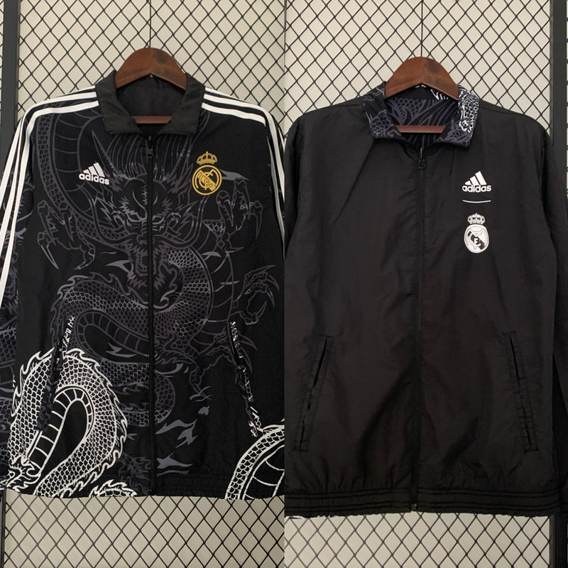 Corta Vento Real Madrid Trench Coat Reversible 23/24