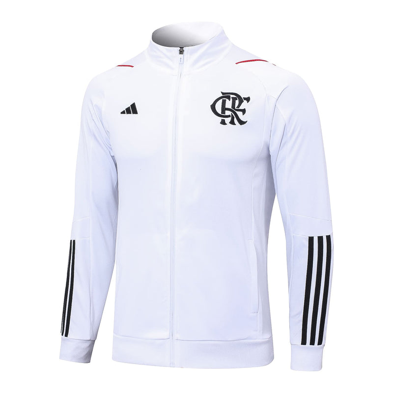 Conjunto de Frio Flamengo 2023/24 Branco - Viagem