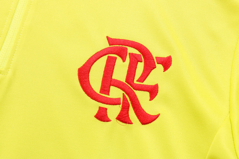 Conjunto de Frio Flamengo 2022/23 Amarelo - Treino