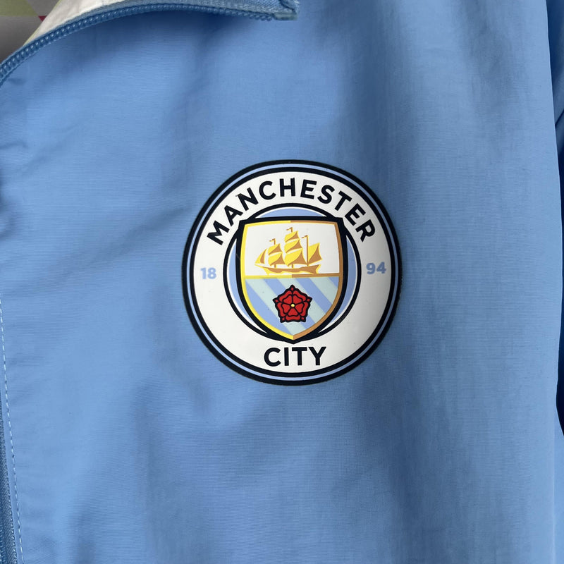 Corta Vento Manchester City Trench Coat Reversible 23/24