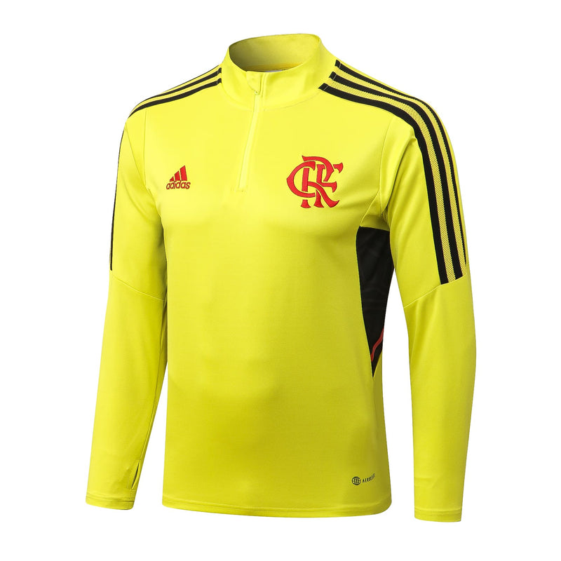 Conjunto de Frio Flamengo 2022/23 Amarelo - Treino