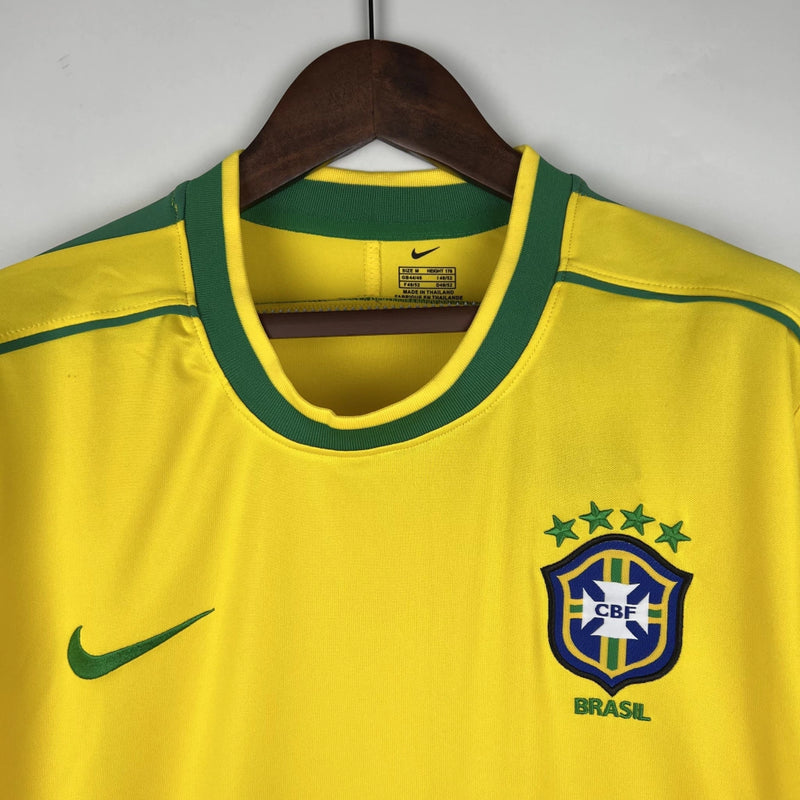 Brasil 1998 Home Manga Longa