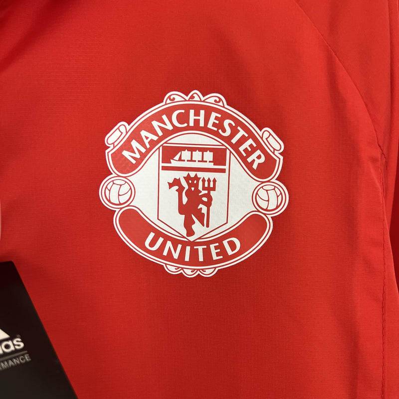 Corta Vento Manchester United Vermelho 23/24