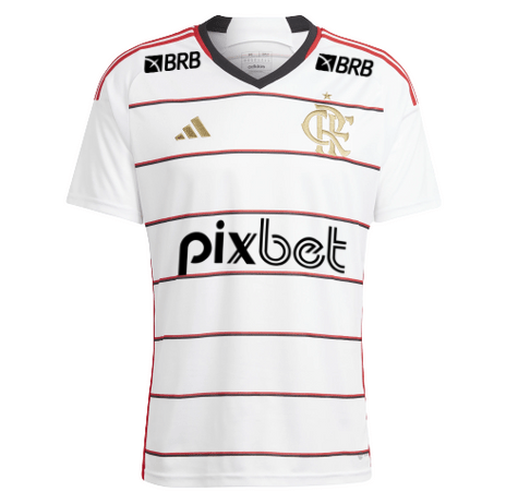 Camisola Masculina Flamengo 2023/24 Away - todos patrocínios