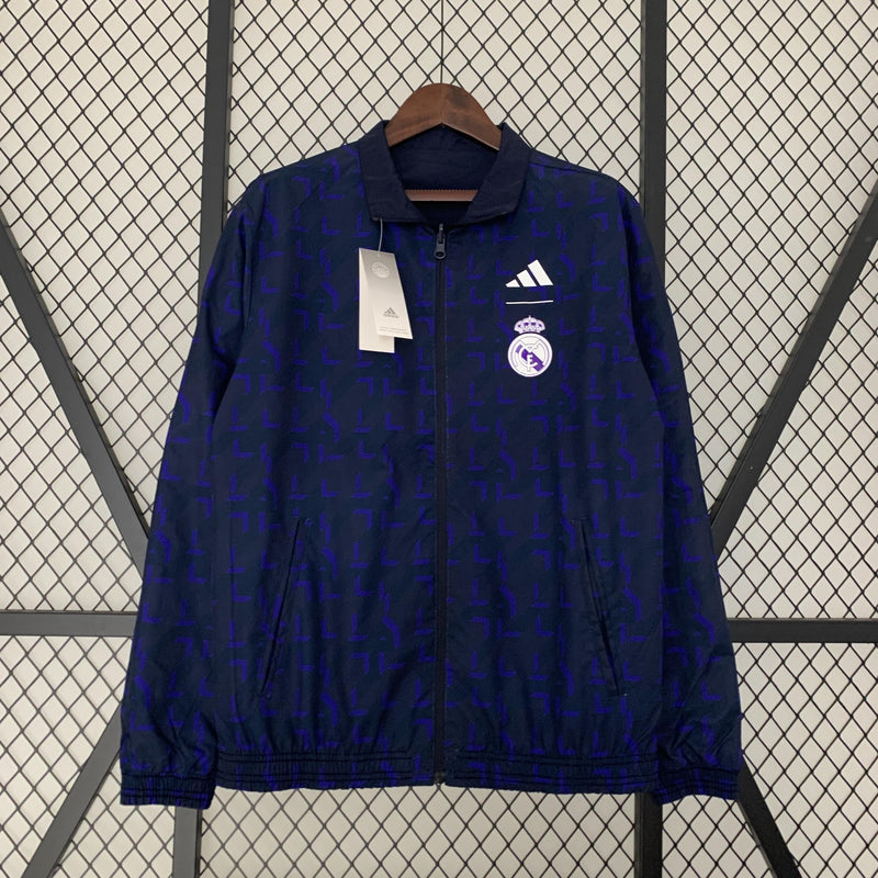 Corta Vento Real Madrid Trench Coat Reversible 23/24