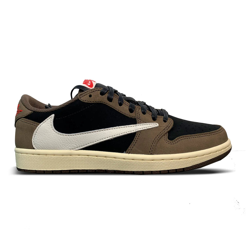 Travis Scott Tênis Air Jordan 1 Low OG "Reverse Mocha"