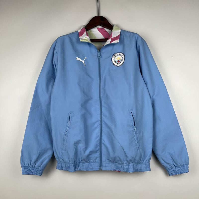 Corta Vento Manchester City Trench Coat Reversible 23/24