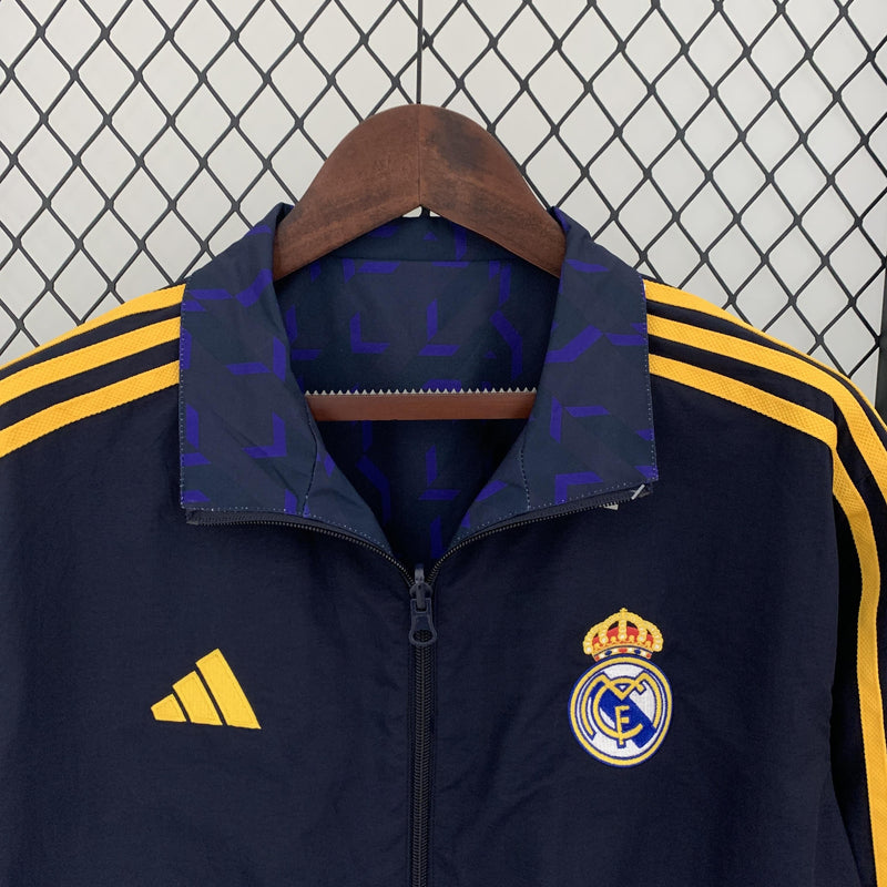 Corta Vento Real Madrid Trench Coat Reversible 23/24