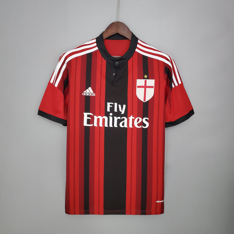 Camisa Milan Titular 14/15 - Versão Retro