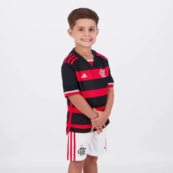 Kit Infantil Flamengo Home 2024/2025